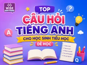TOP CÂU HỎI TIẾNG ANH CHO HỌC SINH TIỂU HỌC DỄ HỌC