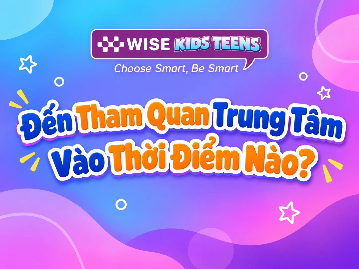 Đến tham quan trung tâm vào thời điểm nào?