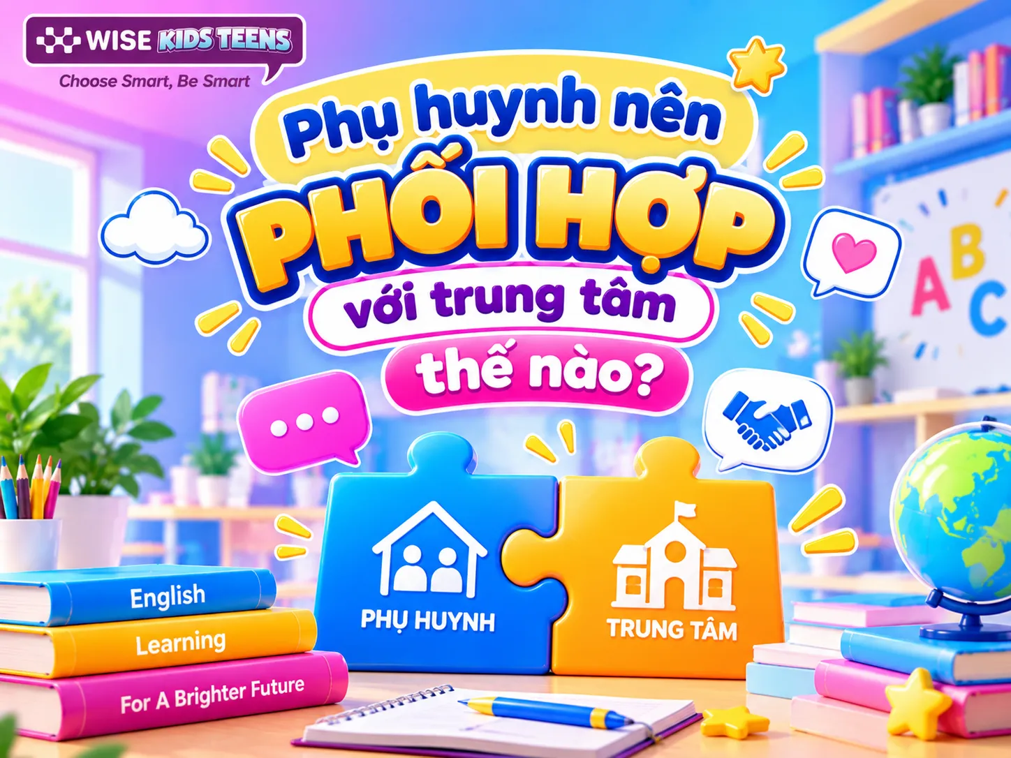 Phụ huynh nên phối hợp với trung tâm thế nào?