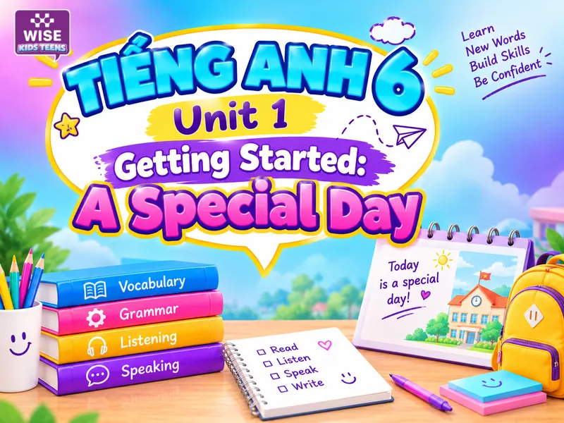 Tiếng Anh 6 Unit 1 Getting Started: A Special Day