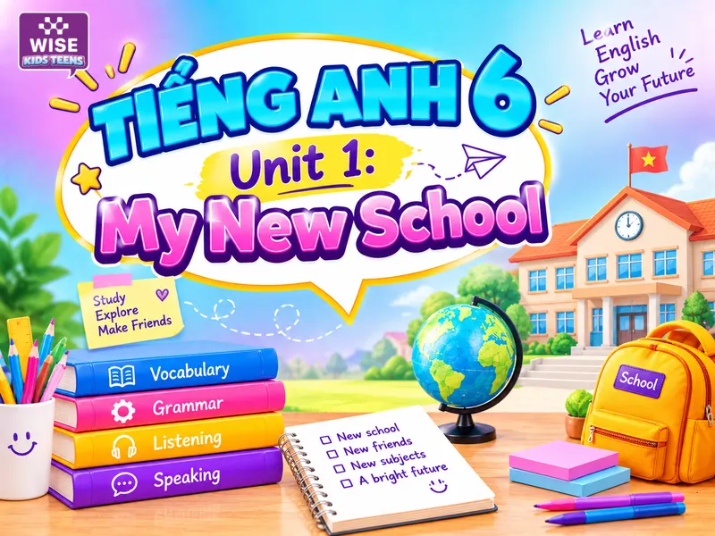 Tiếng Anh 6 Unit 1: My New School