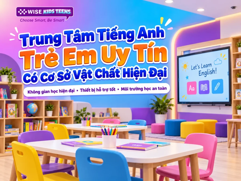 Top Trung Tâm Tiếng Anh Trẻ Em Uy Tín Có Cơ Sở Vật Chất Hiện Đại